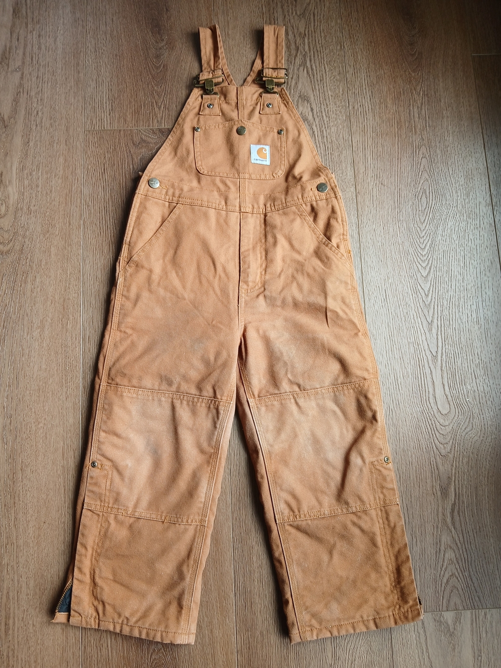 Carhartt Youth Brown Duck Bib Overalls